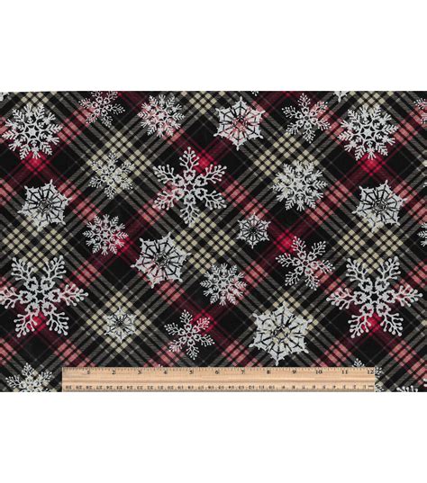 christmas metallic plaid fabric|joann christmas fabric on sale.